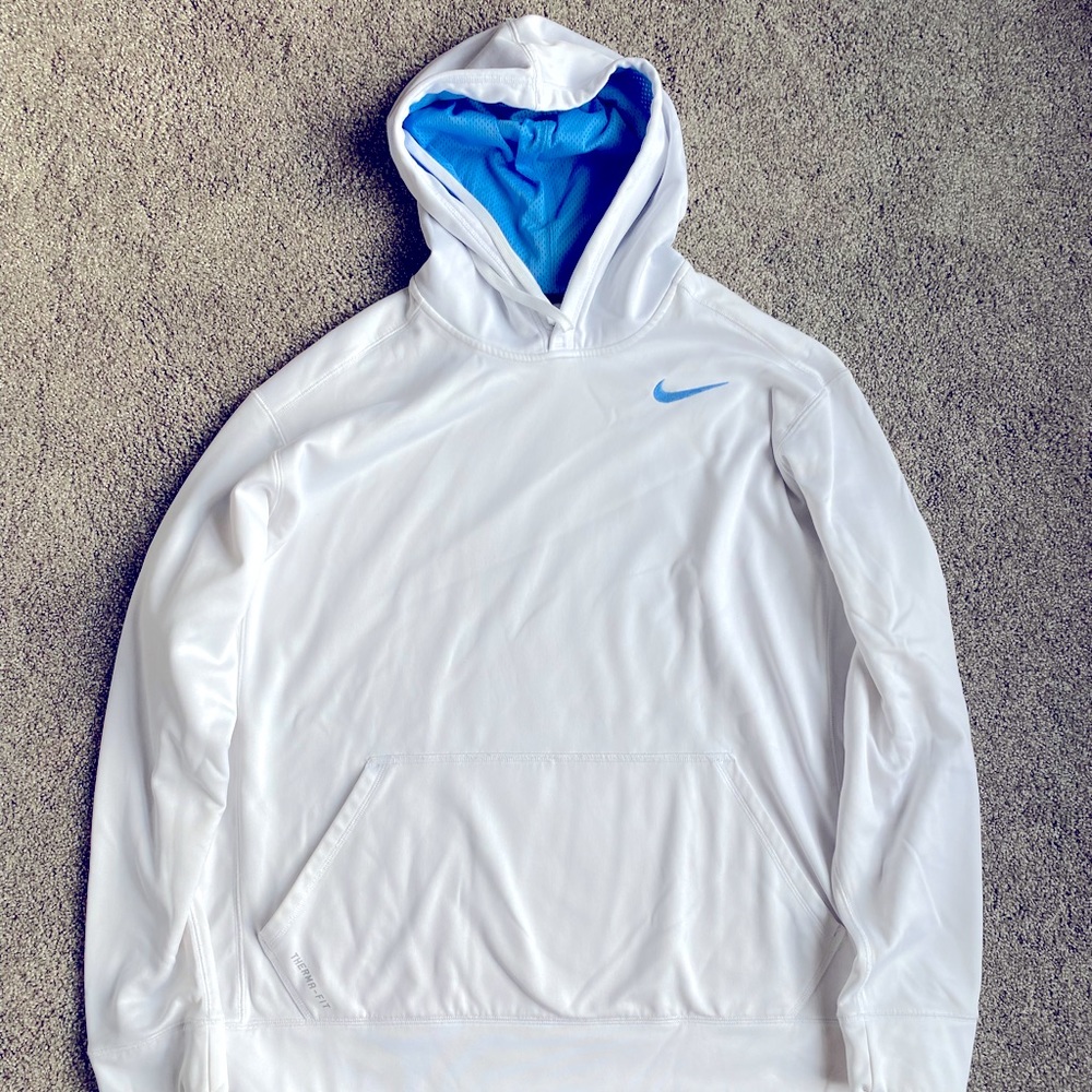 White Nike hoodie